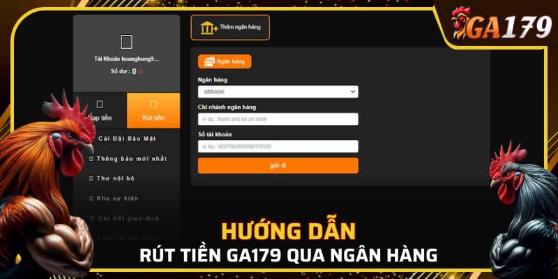 Hướng dẫn rút tiền nhà cái an toàn qua ngân hàng